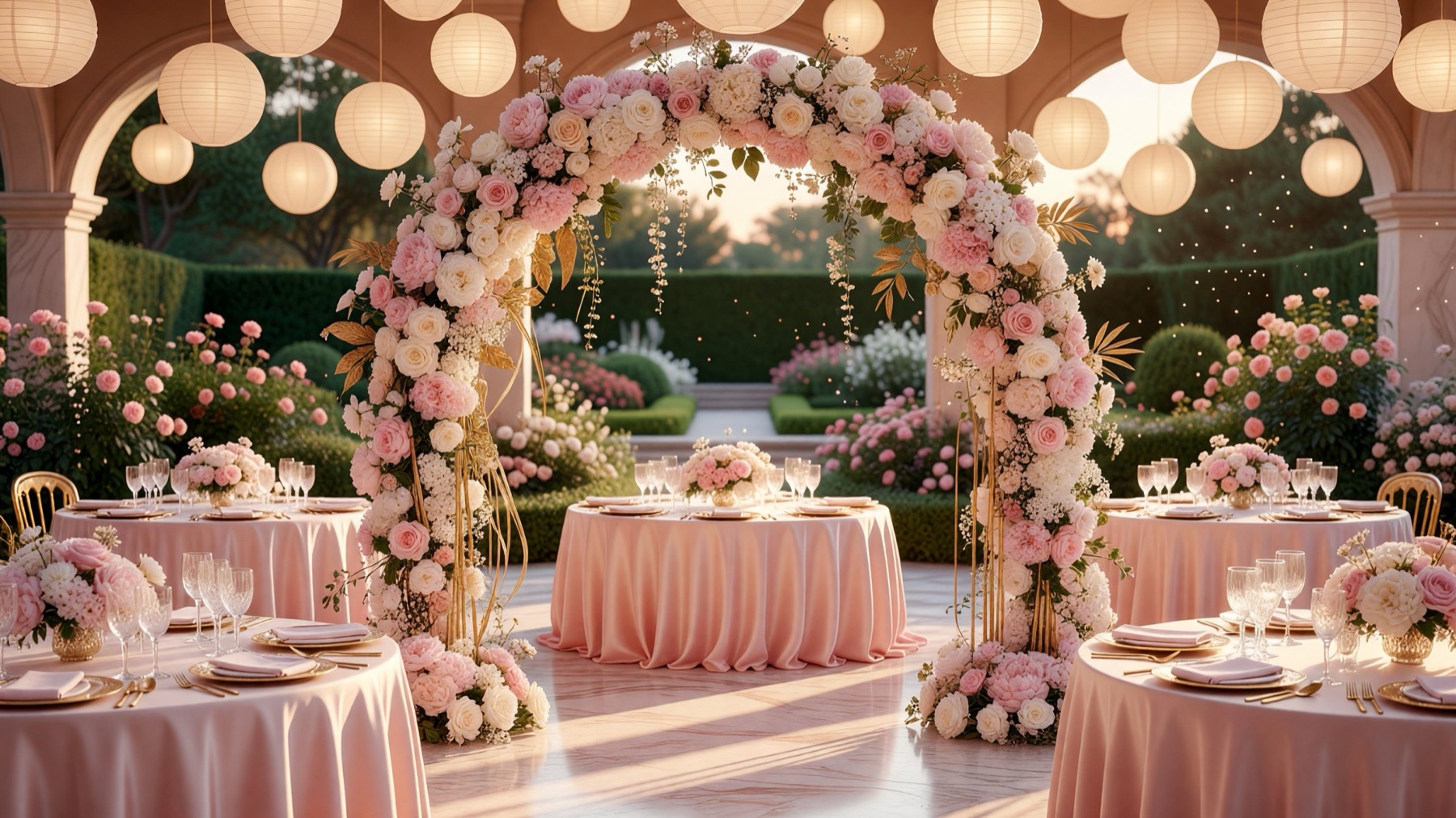 Salón decorado para XV años